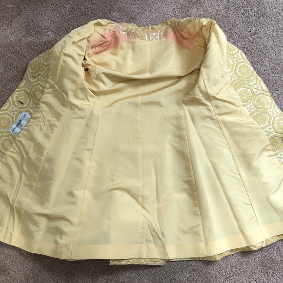 Vintage Rothmoor Coat Gold Full Length Button Down Fully Lined Winter Overcoat - Picture 16 of 17